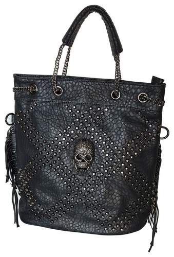Bucket handtasche skull - bucket,