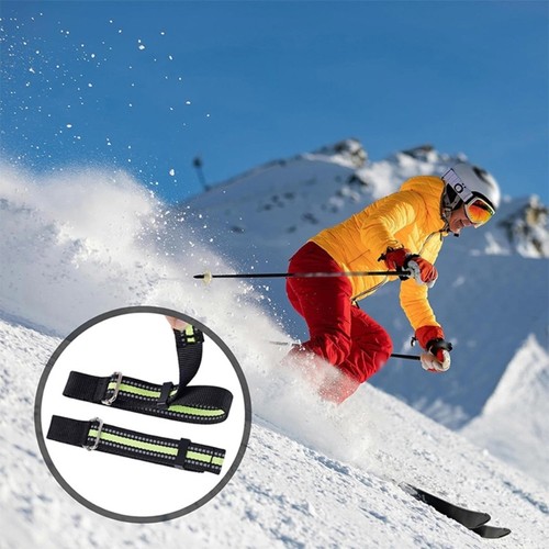 Secure double ski binding - double,