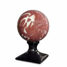 Skulptur Tisch- Kugel Marmor