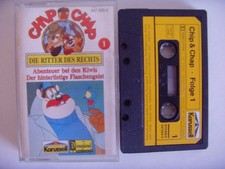 2 MC´s Kassetten Chip & Chap, Folge 1 und 2  Original zur TV-Serie 90er Jahre