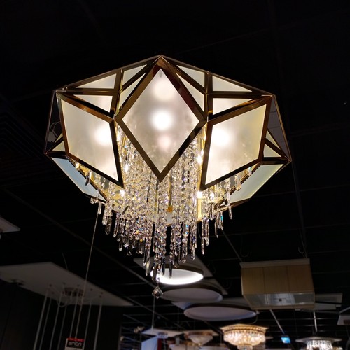 Deckenluster flammig gold - deckenluster,
