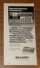 Seltene Werbung SHARP EL-700