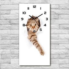 Wanduhr Echt-Glas-Küchenuhr