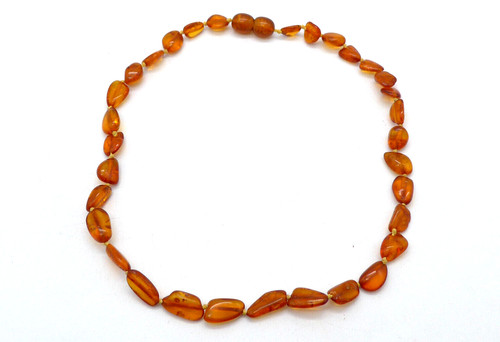 Halskette collier bernstein - halskette,