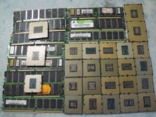 PLASTIK CPUs*KONVOLUT*ARBEITSSPEICHER*SCHROTT*GOLDPINS*PROZESSOREN*GOLDSUCHER