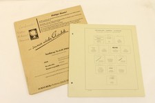 Schaubek Vordruckblätter Blätter Briefmarkenvordruckalbum Nachtrag OVP 640- 1966