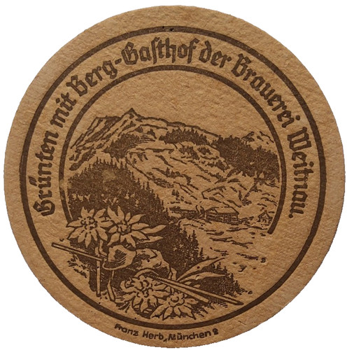 Alter bierdeckel brauerei - alter,