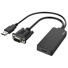 Hama VGA+USB auf HDMI-Adapter