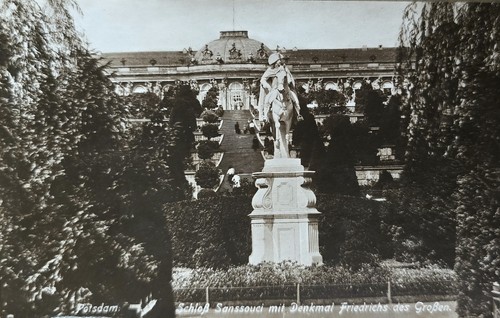 Potsdam sanssouci schloss - ak,