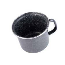 Milchtopf aus Spanien Stahl Emaille Antihaft 1,2 Liter Topf mit Henkel | VT K2