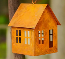 Vogelfutterhaus  I Futterstelle I Vogelhaus I Metall I rostig I Cortenstahl