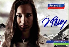 Original Autogramm Jasmine Flury Ski Alpin /// Autograph signiert signed  350117