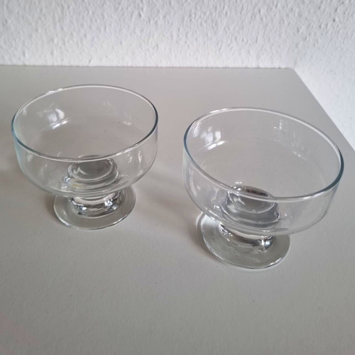 Dessertschale aus glas - 2x,