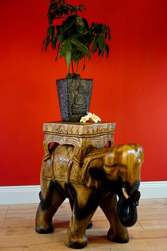 Beistelltisch elefant braun - beistelltisch,