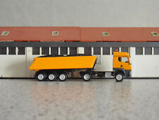 MAN TGS TM Allrad 5-achs Schmitz Kippersattelzug - orange