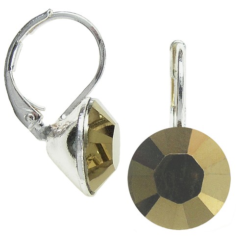 8mm ohrringe mit swarovski - 8mm,