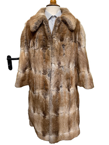 Vintage fuchs pelzmantel - vintage,