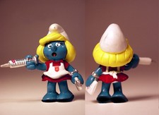 Malteser Krankenschwester Shlumpf Smurf Schlumpine limitierte Auflage -