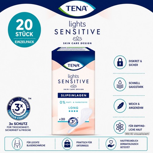 Tena lights sensitive long - long, 20