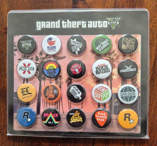 Offizielles gta button pin - offizielles,