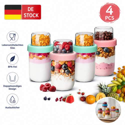 Overnight oats gläser - oats,