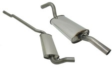 NOVUS Classic Line Edelstahl Auspuff Anlage für Audi 80 Typ 89 B3 1.4 - 2.0