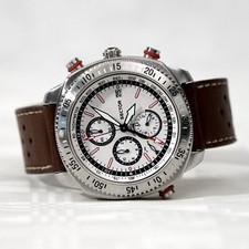 SECTOR 270 Chrono Alarm Quartz 10ATM Chronograph Stainless Steel Uhr Armbanduhr