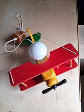 Kinderzimmer Deckenlampe Holzflugzeug