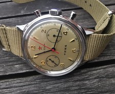 Redstar 1963 Seagull ST19 Mechanischer Chronograph, 38mm Acryl