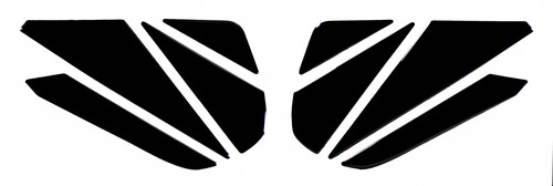 Motorrad seitentankpad uni - seitentankpad,
