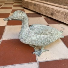 Figur Ente Bronze 16,5 cm