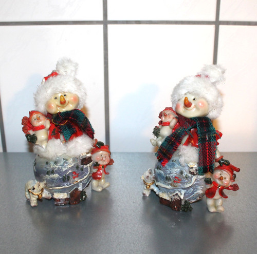 Weihnachts-Schneemänner