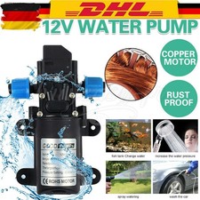 12V 60W Druckwasserpumpe Wasserpumpe Druck hochdruck Trinkwasserpumpe automatik