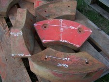 Radgewicht 30Kg f. Traktor Ballastgewicht Ballast f. Felge Maße im Angebot