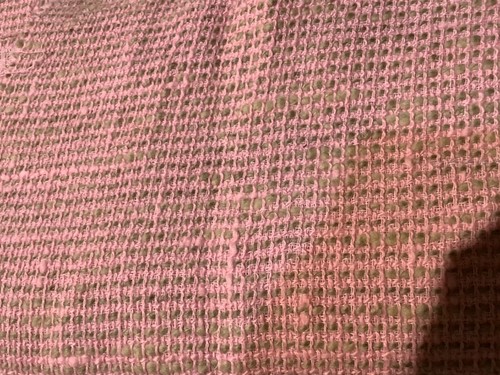 Tweet boucle stoff rosa - rosa, beige