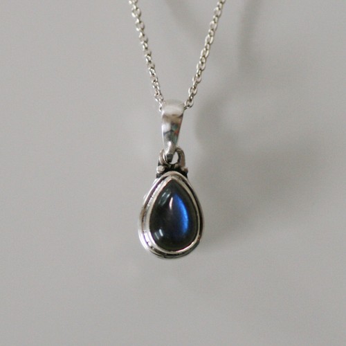 Silberkette labradorit - silberkette,