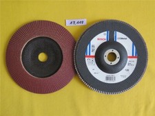 1 x Bosch Fächerschleifscheibe bombiert - 180 mm K 120 Glasgewebe blue Metal