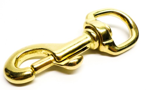Karabinerhaken messing - karabinerhaken,
