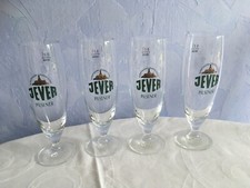 4er Set Jever Pilsener Bierglas 0,2 l Rastal, Biertulpe