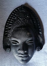 Afrika Maske alt Eisenmaske