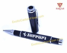 Ferrari Silber Logo Carbon