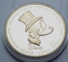 Medaille 2002  Dagobert Duck - Walt Disney - The First 1 Euro of Uncle Scrooge