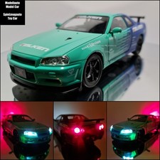 Modellauto 1:24 - Nissan Skyline R34 - mit Licht- & Soundfunktion