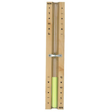 Sauna-Sanduhr 15 min. mit weißem Sand