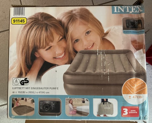 Intex luftbett mit - luftbett, ovp