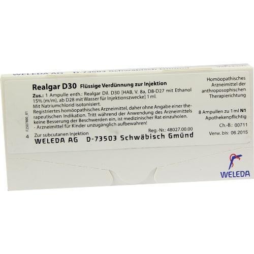Realgar ampullen 8x1 - d,