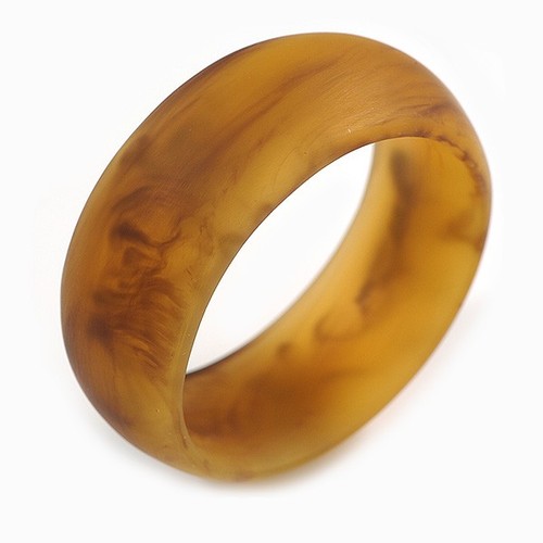 Amber glow matt brown swirl - glow:,