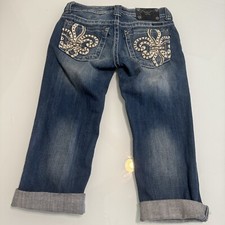 Miss Me Jeans Blue Shorts Fold