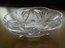 Kristall-Schale - Art Deco  -