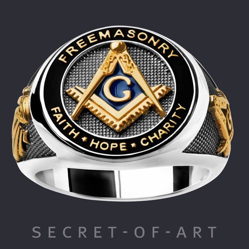 Freimaurer ring masonic faith - freimaurer,